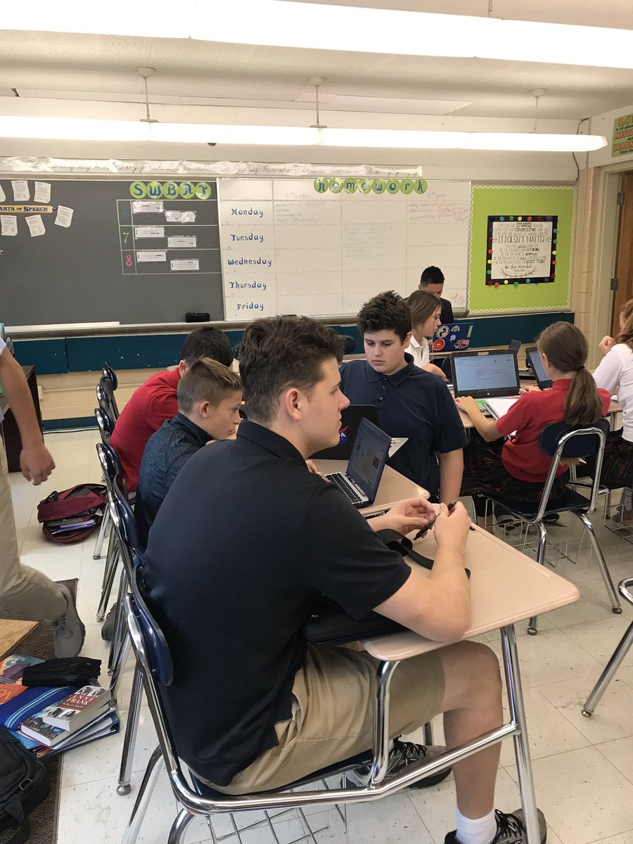 MrsTriplett_HTS's tweet photo. The junior high students have experienced their first SOLE (self organized learning environment) as we introduce new writing units. #solecle https://t.co/WkOMCtP6kG