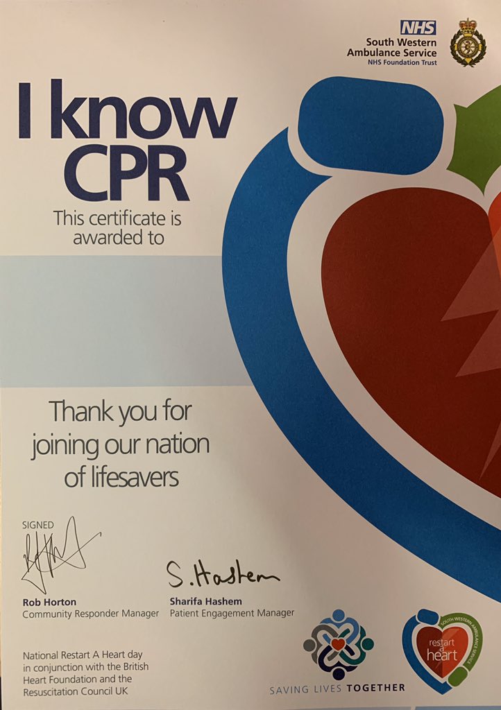 Glos_SWASFT's tweet photo. Come and get your #IKnowCPR certificate from the @swasFT team today @gloucesterrugby #Kingsholm #TheLionsDen #SavingLivesTogether #CPR https://t.co/8rEP9ls8hc