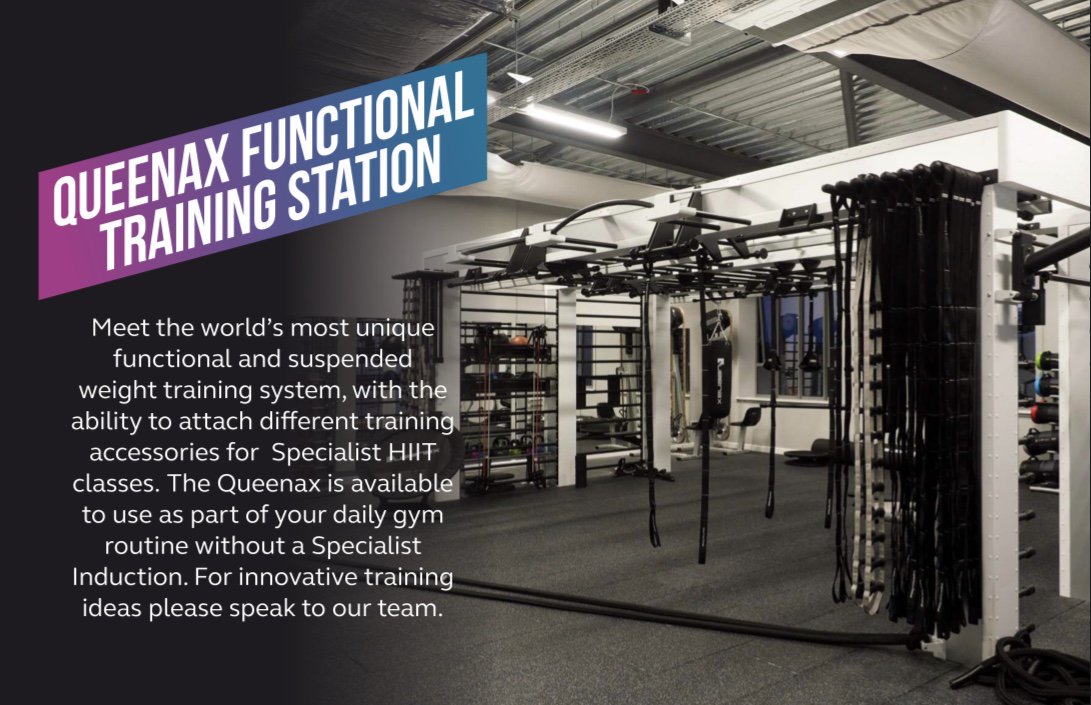 HuttonMoorLC's tweet photo. Meet the world’s most unique functional and suspended weight training system, with the ability to attach different training accessories for Specialist HIIT classes. The Queenax is available as part of your daily gym routine without a Specialist Induction.
#huttonmoor #queenax https://t.co/40Yr4EQhFu
