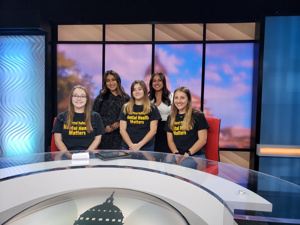 Members of FCCLA appeared on KSNT this morning to promote our “Mental Health Matters” event on Nov. 4