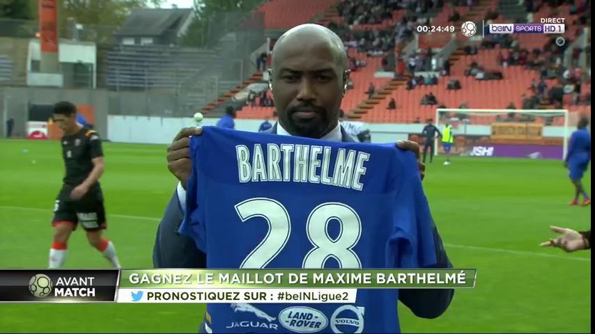 beinsports_FR's tweet photo. 🎁 Donnez votre pronostic pour Lorient – Troyes via #beINLigue2
> Le maillot de @barthelm_maxime est à gagner #FCLESTAC
> #beINLigue2 https://t.co/UfoApScwX1