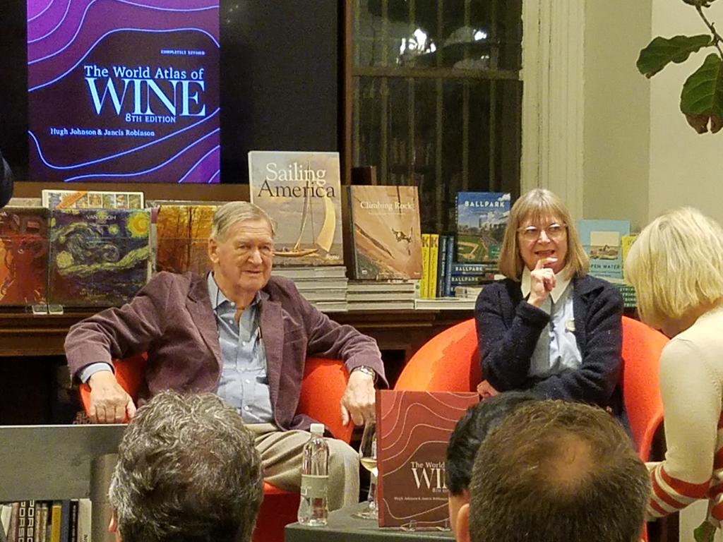 Wonderful being a part of the launch of the impressive 8th edition of World Atlas of Wine with <a href="/littlestjames/">Hugh Johnson</a> and <a href="/JancisRobinson/">Jancis Robinson</a> NYC! Both are honorary directors of #gfhglobal 🍷🍷🍷