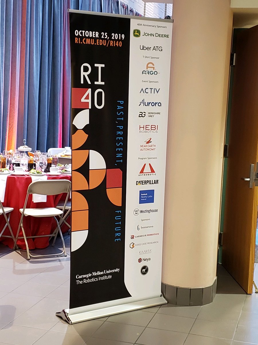 re2robotics's tweet photo. We had a fantastic time last night celebrating the 40th anniversary of the @CMU_Robotics Institute! We were proud to be a sponsor of this event, which honored the past, present and future of #robotics #innovation at #CMU.
#RI40 #RE2Robotics #Pittsburgh #cmuroboticsinstitute https://t.co/ULL11NAA4R