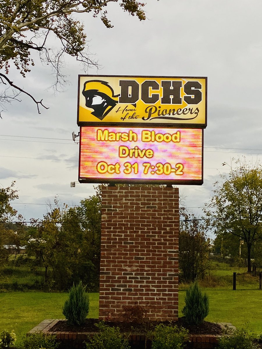 Pioneers- plan ahead!!!  We look forward to seeing you here- it’ll be a beautiful day to save lives!!💉⁦<a href="/WCDE_TN/">WashingtonCoSch TN</a>⁩ ⁦<a href="/hosa_dchs/">DCHS HOSA</a>⁩ #everydropcounts