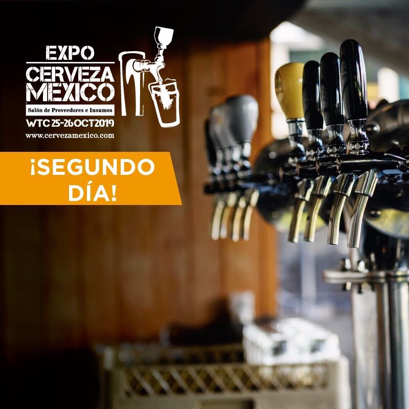¡Segundo Día! 

Visita Expo Cerveza México y si Salón de Proveederes e Insumos, encontrarás: equipamiento, maquinaria, insumos, empaques, accesorios para servicio y mucho más.
 
 Pre-regístrate aquí expocerveza.xporegistro.com