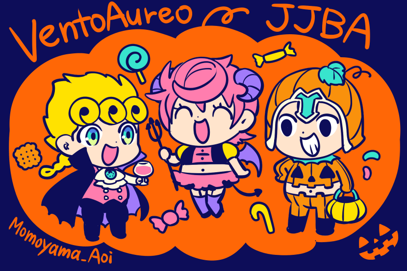 Jojo版深夜の真剣お絵描き60分一本勝負 Ventoaureo お題 お菓 桃山あおいのイラスト