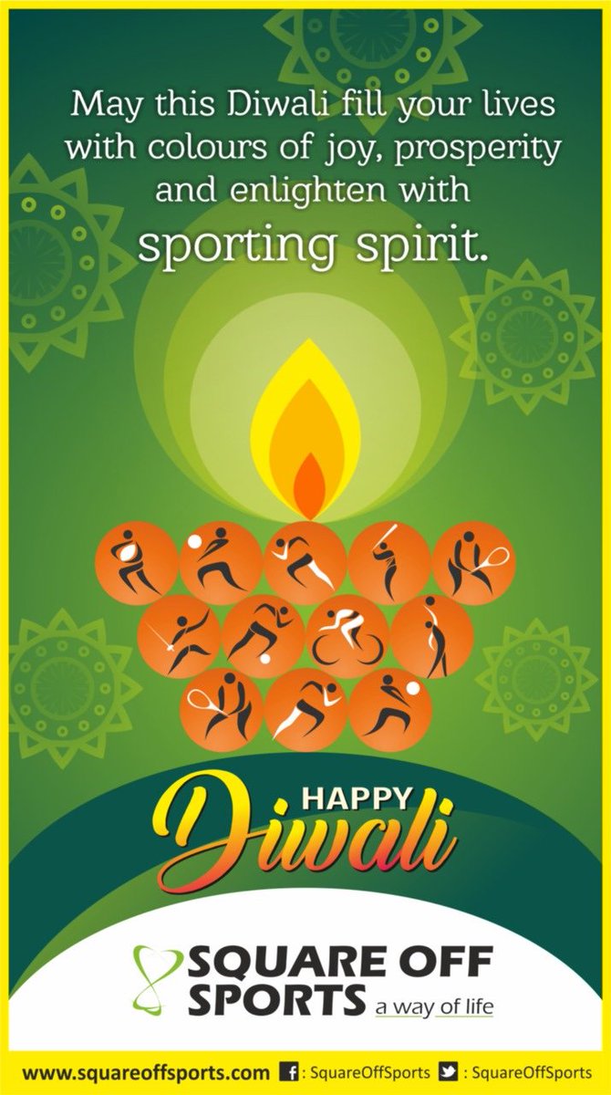 squareoffsports's tweet photo. Here's wishing that the divine lights of Diwali bring to your life peace, prosperity and good health. Happy Diwali! https://t.co/AzQyqF08xJ