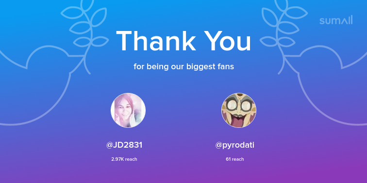 giganimals's tweet photo. Our biggest fans this week: JD2831, pyrodati. Thank you! via https://t.co/1OEhPNxrXc https://t.co/QBsOwDkV9Z
