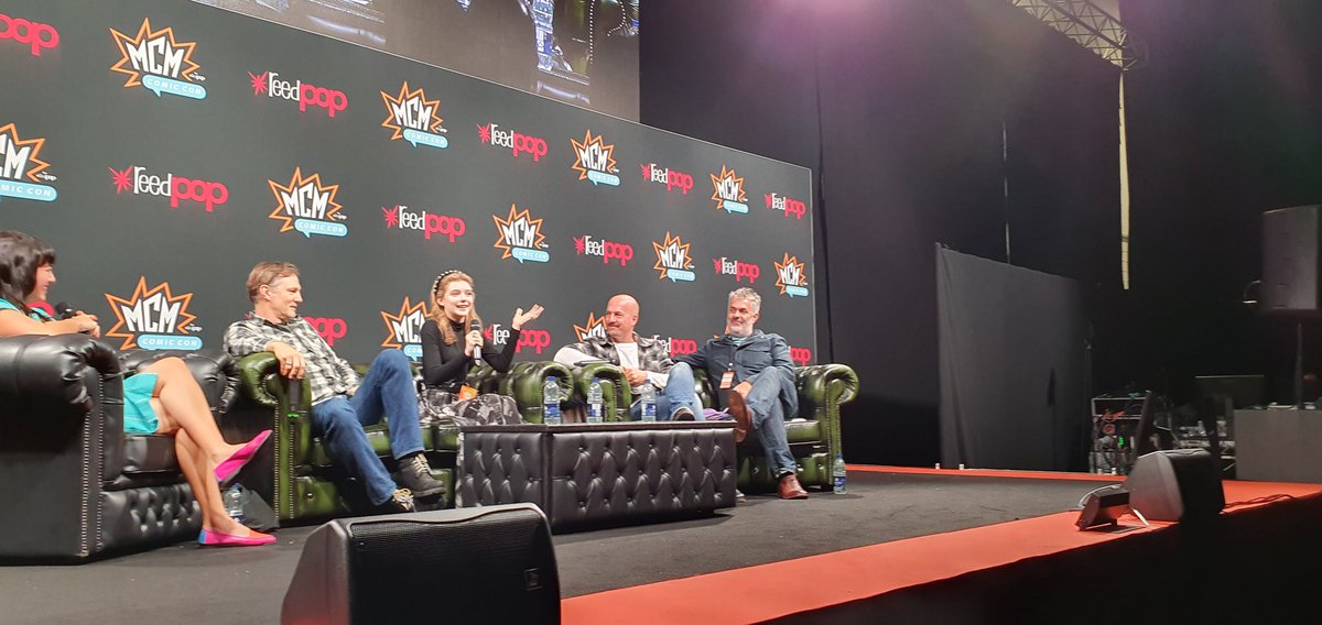 TheComicConGeek's tweet photo. We are taking a look inside Britannia S2 at the Centre Stage @MCMComicCon #Britannia #Geek #MCMComicCon #MCMComicConLondon https://t.co/wmq82IHnoB
