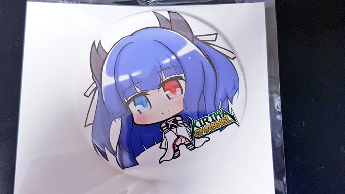 @kirihachannel 遅くなりましたが缶バッジ届きました!ありがとうございます〜! 