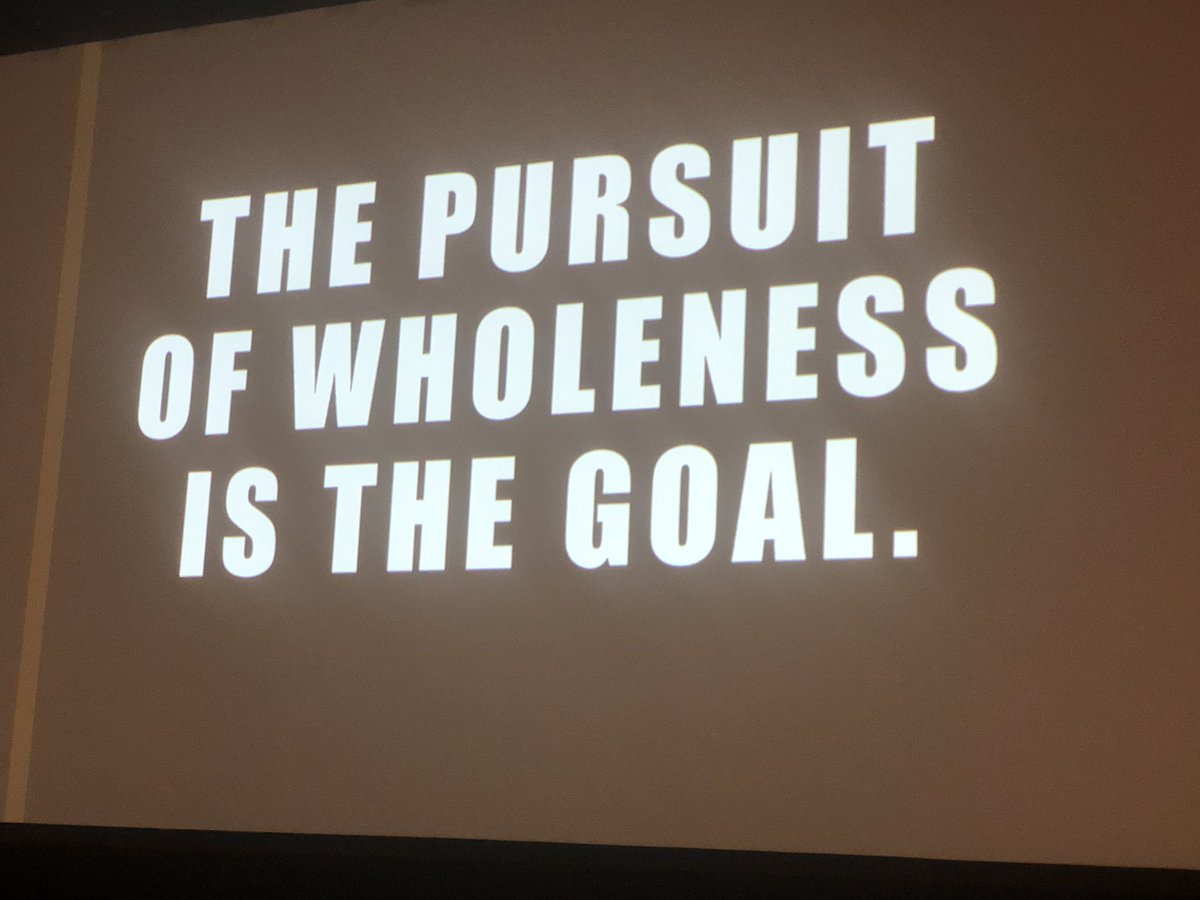 GraigMeyer's tweet image. Plenary speaker Ali Michael reframes equity with this graceful statement. I love how this encompasses people of all races - black, brown, white and everything else. Everyone benefits from equity. #ColorOfEducation