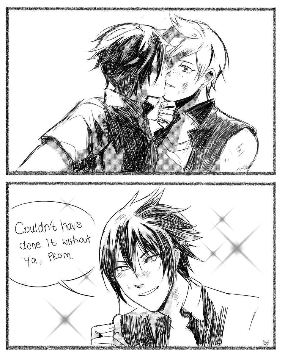 Nagifry's tweet photo. SHHHH PRETEND IT'S STILL PROMPTO'S BIRTHDAY FOR ME yeah?? 🤫✨🐥
//Bribes you with the Promptis cheese that I promised XD 🧀 

(I hope you can read my handwriting! X'D ... Can I still do the 'who has my handwriting' meme?) https://t.co/4PJpfUEeGD