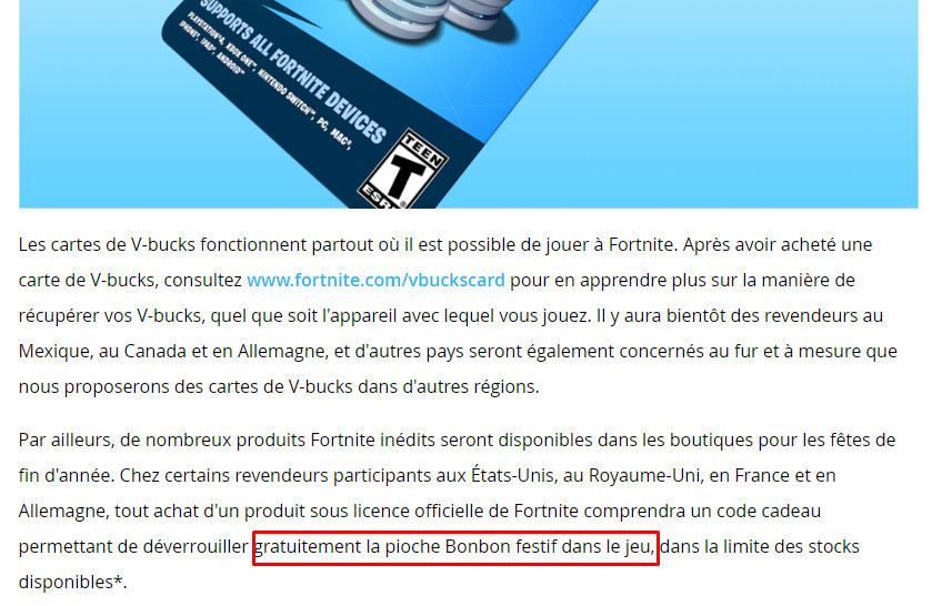 Fortnite Mafia 💎 on X: Pour débloquer la pioche bonbon festif (image 2)  il vous faudra acheter un article Fortnite dans un des magasins partenaire  (normalement Micromania) Sources :    /