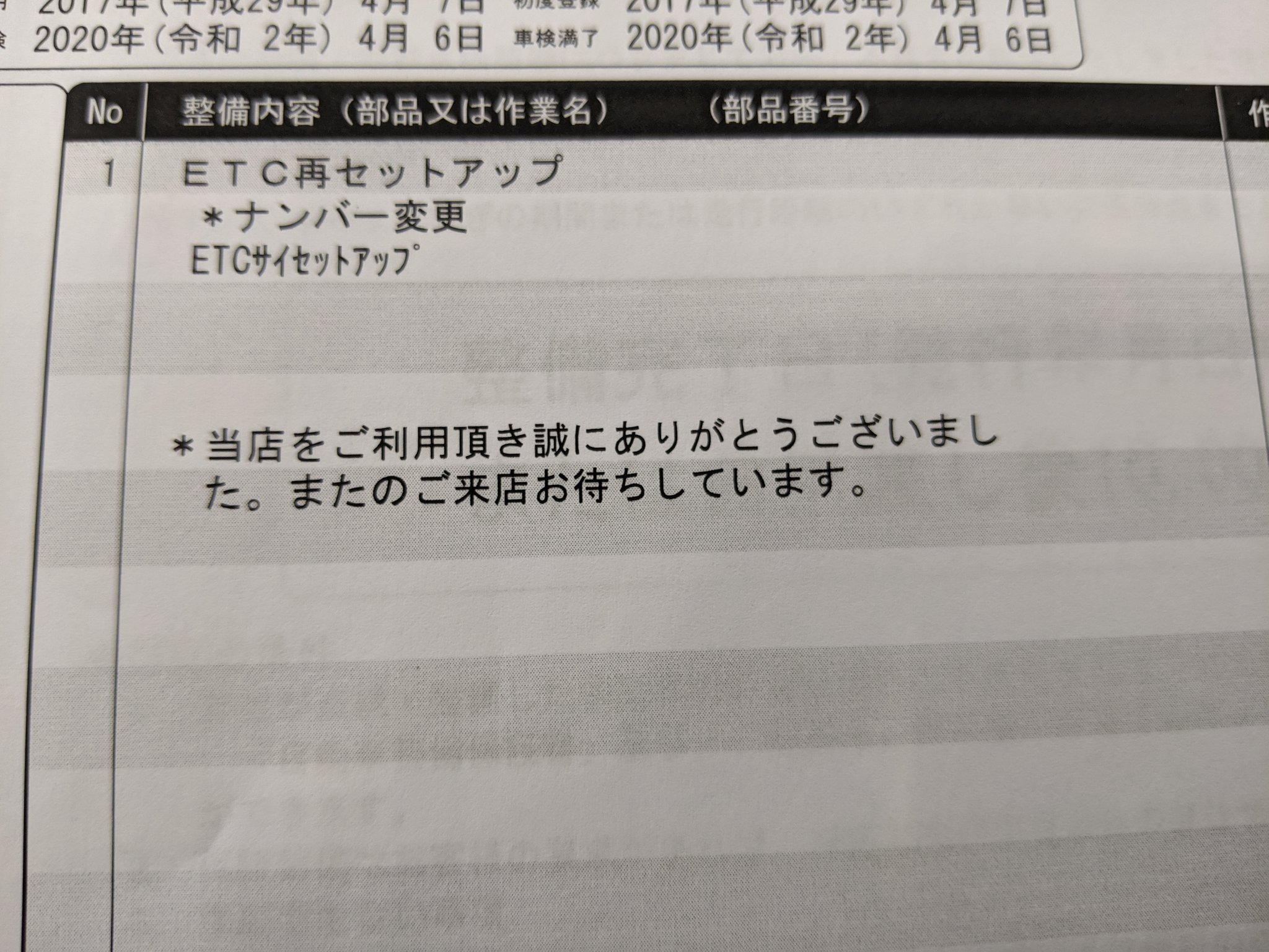 ヒロ 車のｅｔcの住所変更完了 これで手続きは全て終わったかな 車の住所変更の全ての工程を業者に依頼すると1万5000 ２万位で 自分でやったら約8000円 交通費でした 平日に警察署に２回 陸運局に1回行く手間を考えると微妙やな ナンバープレート