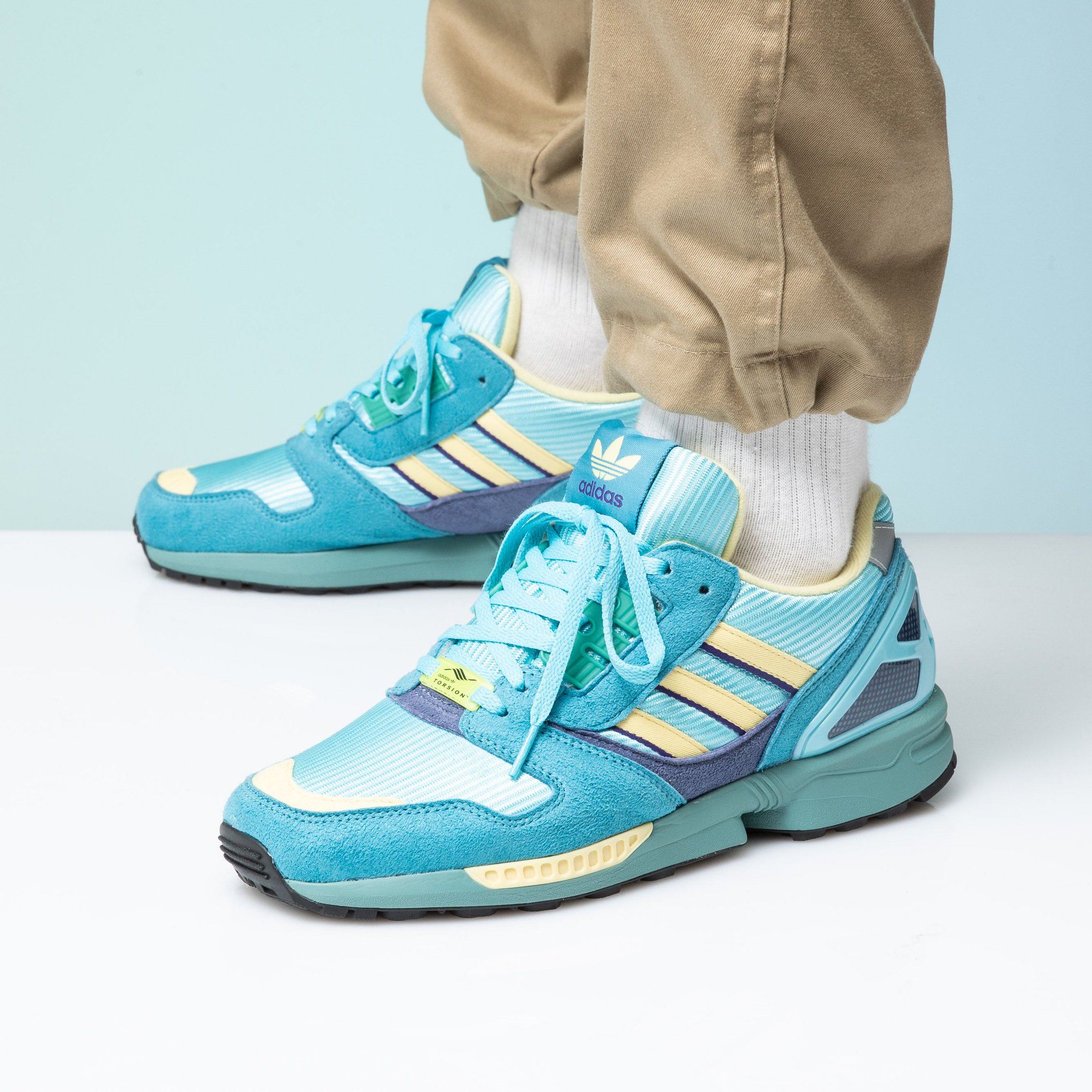 adidas Dresses the ZX8000 in Court Green and Screaming Pink