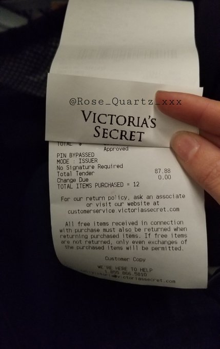 I have a Victoria's Secret reimbursement opportunity for good boys.  Any tips sent towards part or all<a href="/tag/brat"class="tags"><span>#brat</span></a><a href="/tag/sub"class="tags"><span>#sub</span></a><a href="/tag/domme"class="tags"><span>#domme</span></a><a href="/tag/sw"class="tags"><span>#sw</span></a>