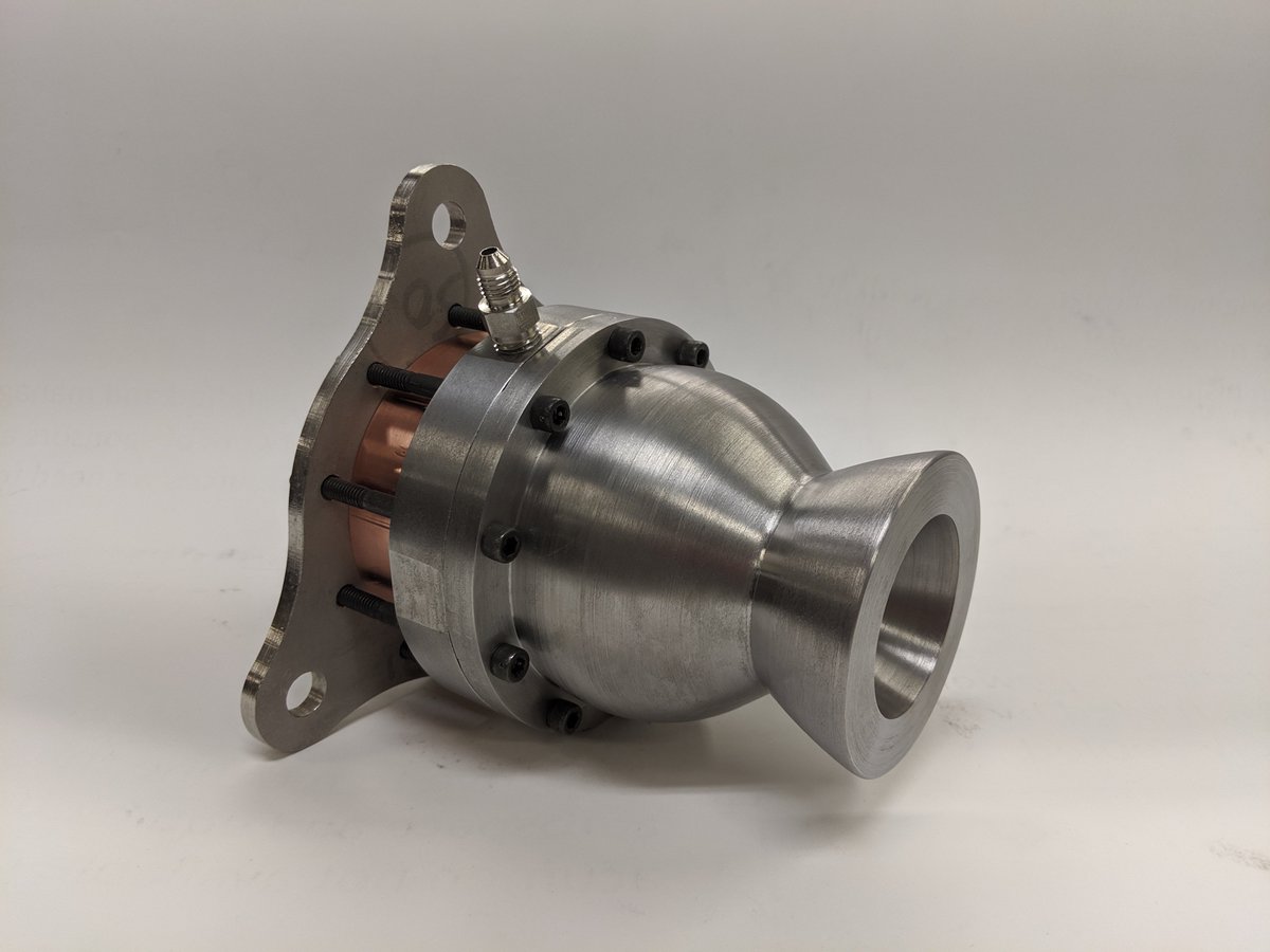 Manufacturing of Mortise, our 450 lbf Methane Gox rocket engine, has been concluded. Nitrogen flows, cold flows, and hot fire upcoming. 

Designed by:
Justin Fiaschetti
Adam Kotler
Carla Sheridan