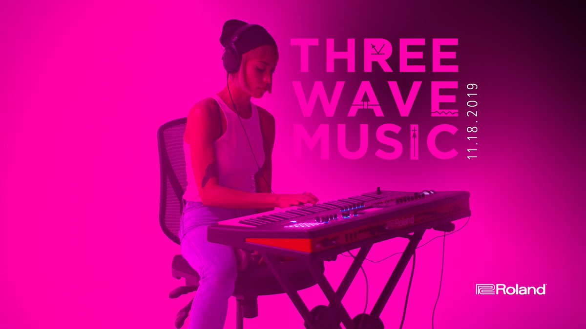 Mark your calendars for Monday, the 18th at Three Wave Music! #Roland #threewavemusic