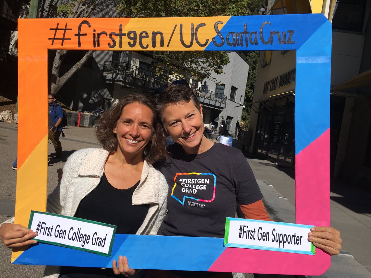 FirstGenUCSC's tweet image. Out in Quarry Plaza on Friday celebrating National First-Generation Day with friends. #FirstGenDay #firstgenUCSC