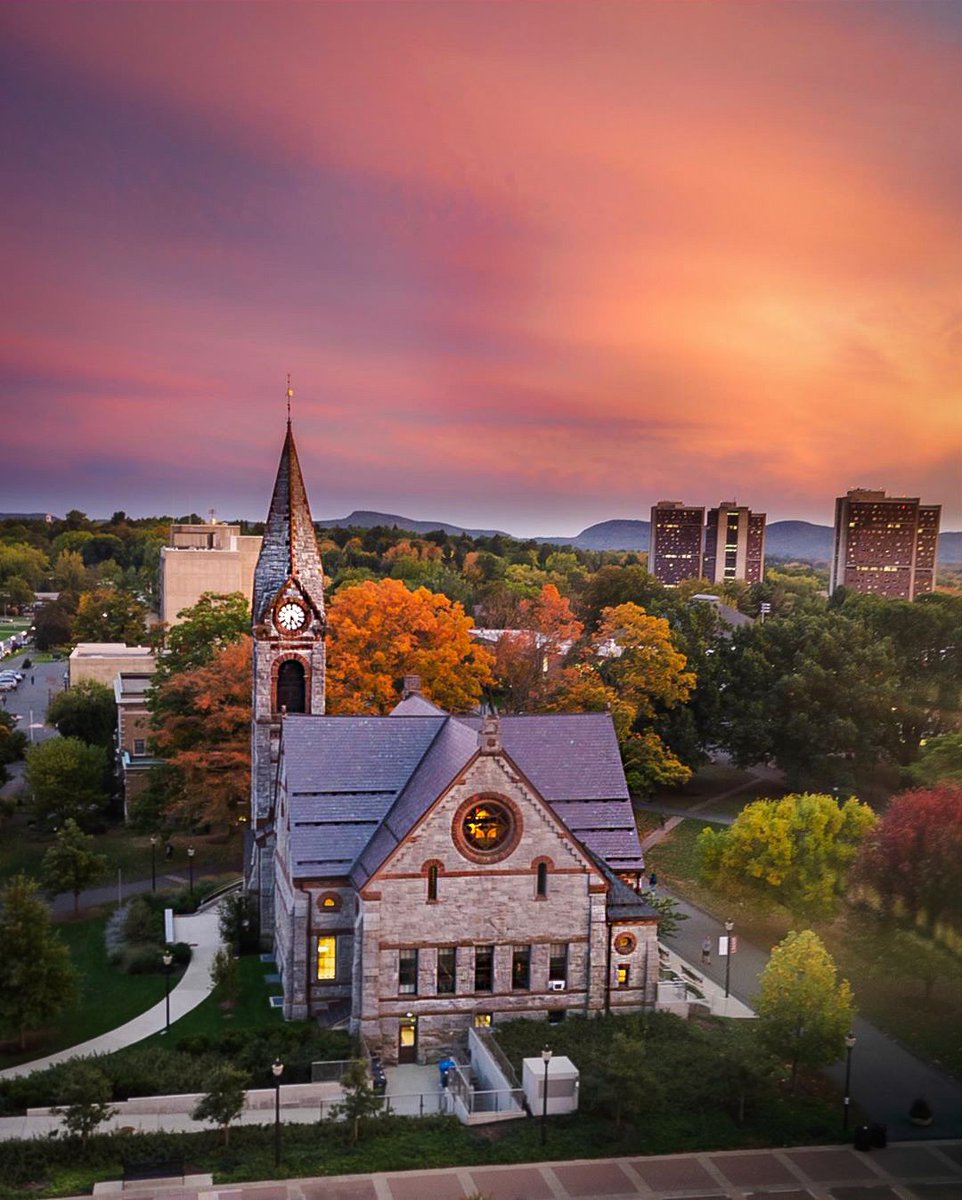 UMassAmherst's tweet photo. Photos of the week: The winners of our #UMassFallPhoto2019 photo contest! All entries truly showcased the beauty of our campus in (arguably) its best season. 🍂🍁 Congrats to lukepriestlyphoto and __s.r.e.e.p.a.r.n.a__ on Instagram! https://t.co/Z34TmJchmd