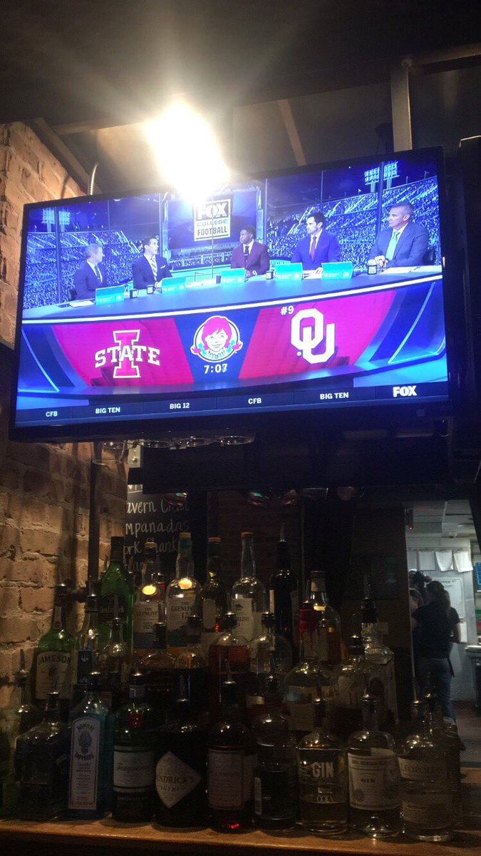 lobster615's tweet photo. Don’t worry. The Georgia fans are pisssseeeddd at the channel change. #ISUvsOU #Boomer #SECproblems #ATL https://t.co/dgd0NzMO5B