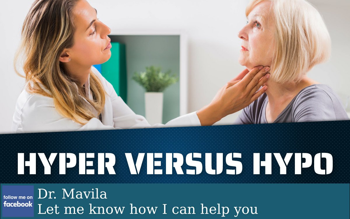 DrCesarMavila's tweet photo. HYPOthyroidism results in an underactive thyroid gland, and HYPERthyroidism is just the opposite. https://t.co/CyEzyRRvvi