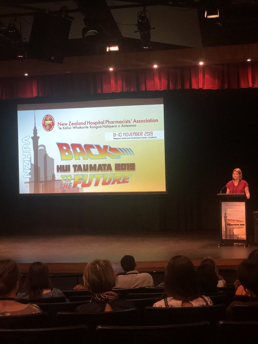 Thank you to the @cmdhb Pharmacy department for hosting <a href="/NZHPAconf19/">NZHPAconf19</a>. #BackToTheFuture A great weekend of #learning and #connecting - the future of Pharmacy is bright! ✨
Closing remarks by <a href="/dpj_t/">Tanya duPlessis</a>
