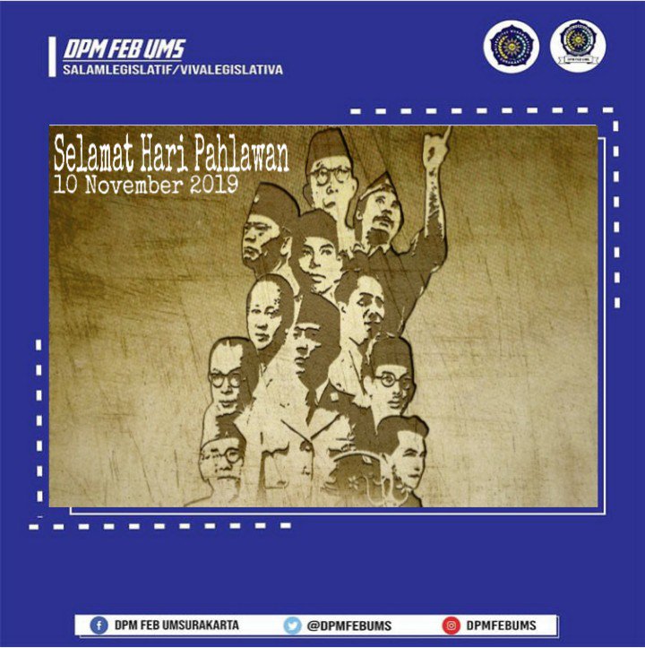 🇮🇩 Assalaamu'alaikum Wr. Wb 🇮🇩
Bangsa yang besar adalah bangsa yang menghormati jasa para pahlawannya
- Ir. Soekarno.
🇮🇩 Wassalamu'alaikum Wr. Wb 🇮🇩
#DPMSolutifdanBerkarakter
#SalamLegislatif
#VivaLegislativa