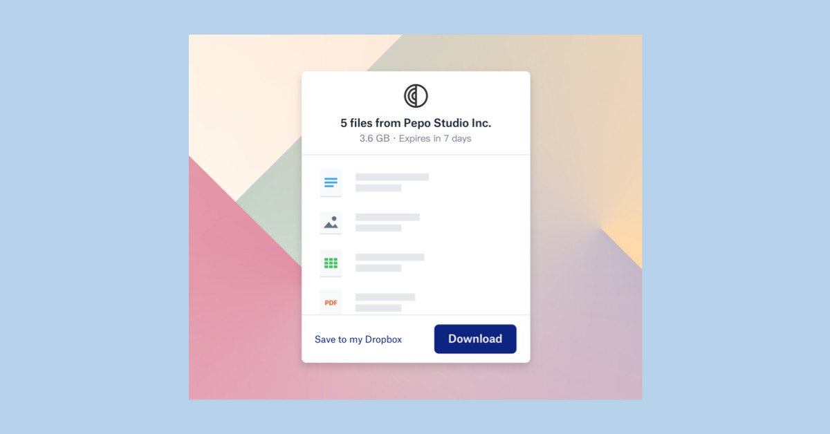 Dropbox’s new transfer feature lets you easily send a file to someone, WeTransfer style
