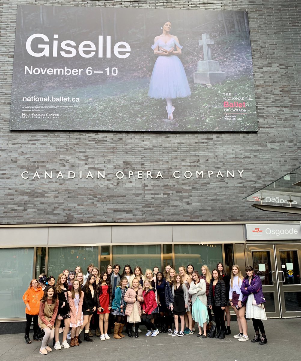 ChippewaDance's tweet photo. Another successful Ballet trip with the Chippewa Dance Department. #danceeducation #raiderdance #nationalballetofcanada #Giselle https://t.co/MrSpxOtnlb