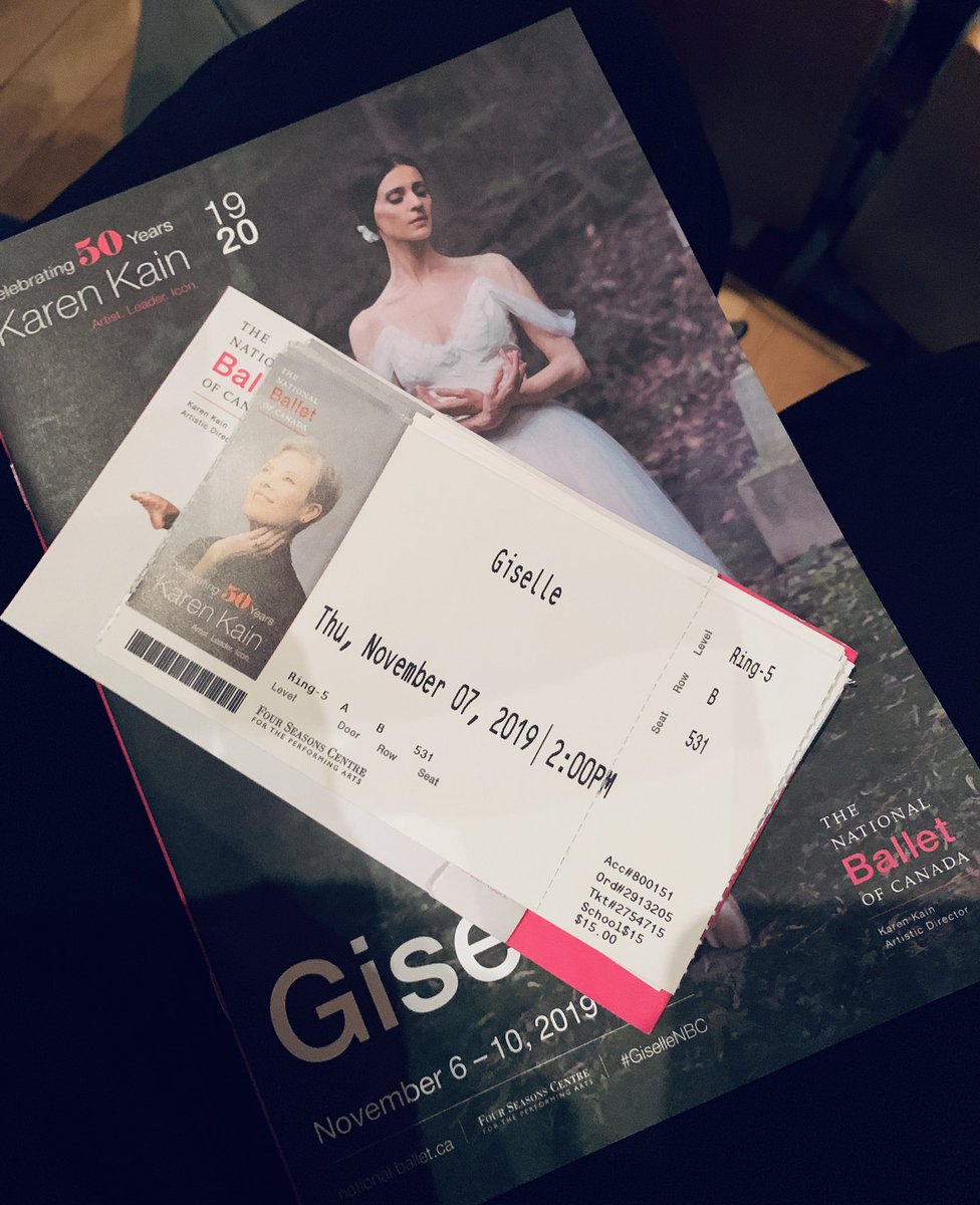 Another successful Ballet trip with the Chippewa Dance Department. #danceeducation #raiderdance #nationalballetofcanada #Giselle