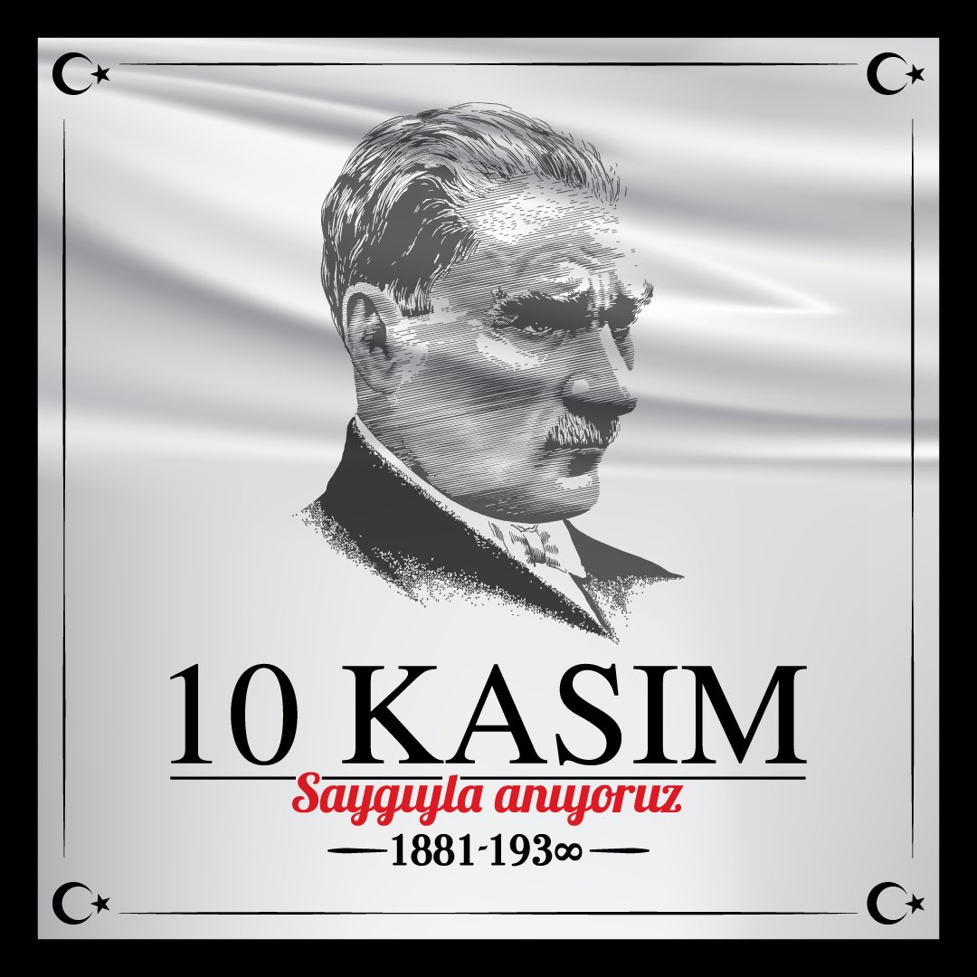 Sevgi ve saygıyla anıyoruz. #mustafakemalatatürk #atatürk #10kasım