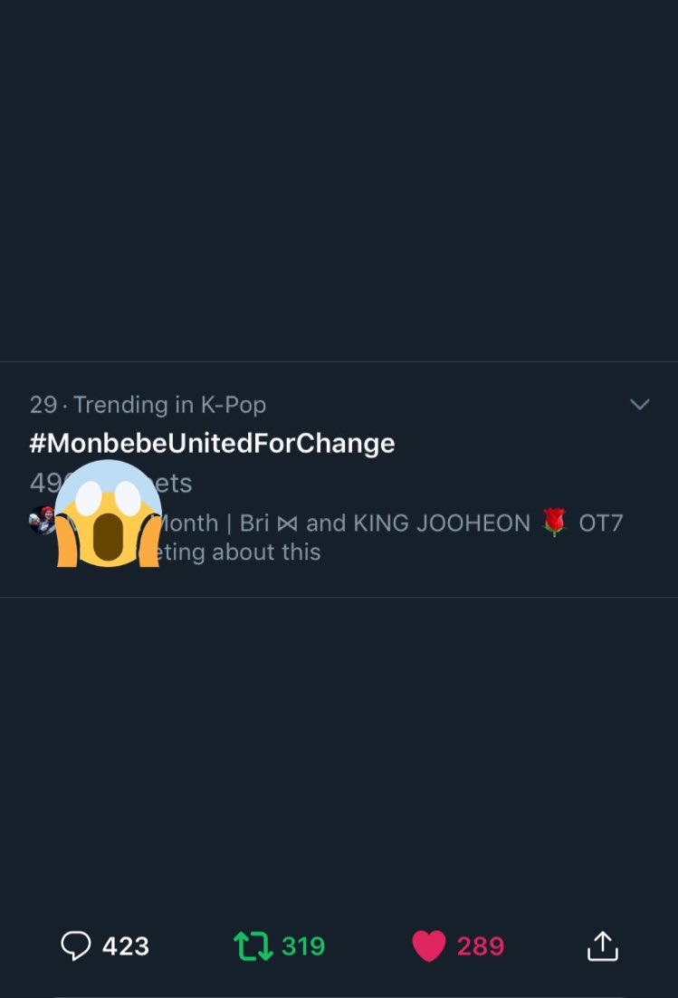 Come on MBB, fighting💕🙏🏼 #MonbebeUnitedForChange