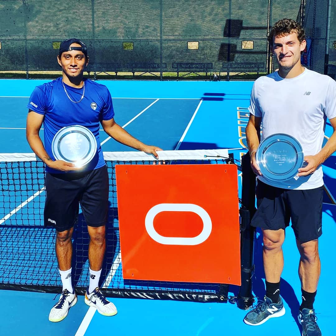 🎾🏆🥇🥇¡Un nuevo título en dobles! Junto a @ore en el M25 de Malibu, California. Ratificando un gran año en ésta modalidad #Terminator #Latco #Solinco #Head