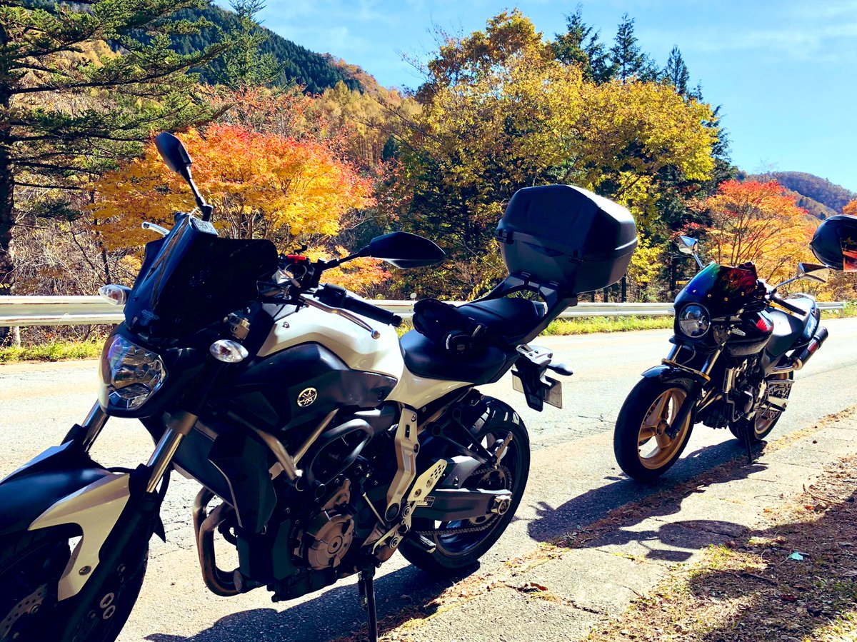 kirin_MT07's tweet photo. 飛騨牛・もみじツーリング！ https://t.co/abxQ1qMNcf