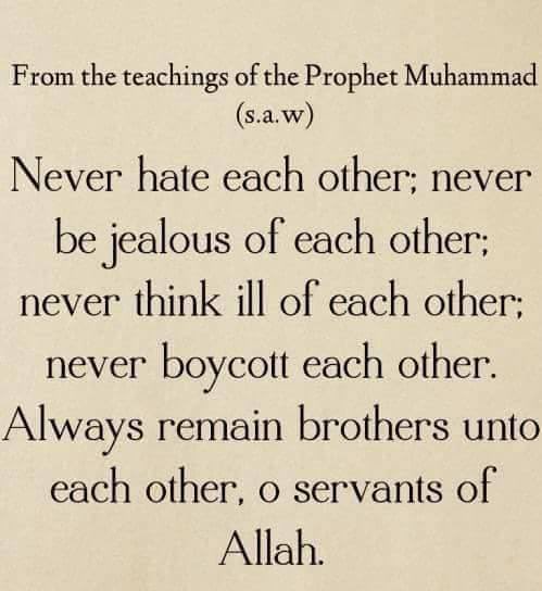 The best way to celebrate our beloved Prophet Mohammed (p.b.u.h) is to follow his teachings.