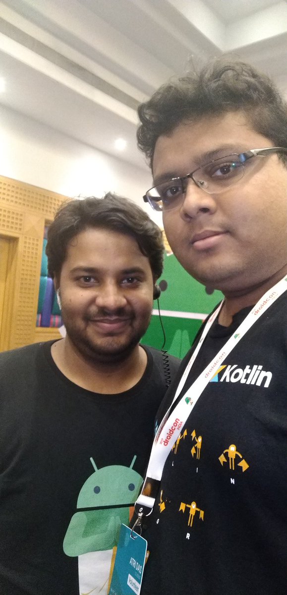 atrisamrat's tweet photo. One of the most Gentle Persons of @droidconIN I met @samar_a_m_ bhaiya #droidconin https://t.co/CEY99hEleD