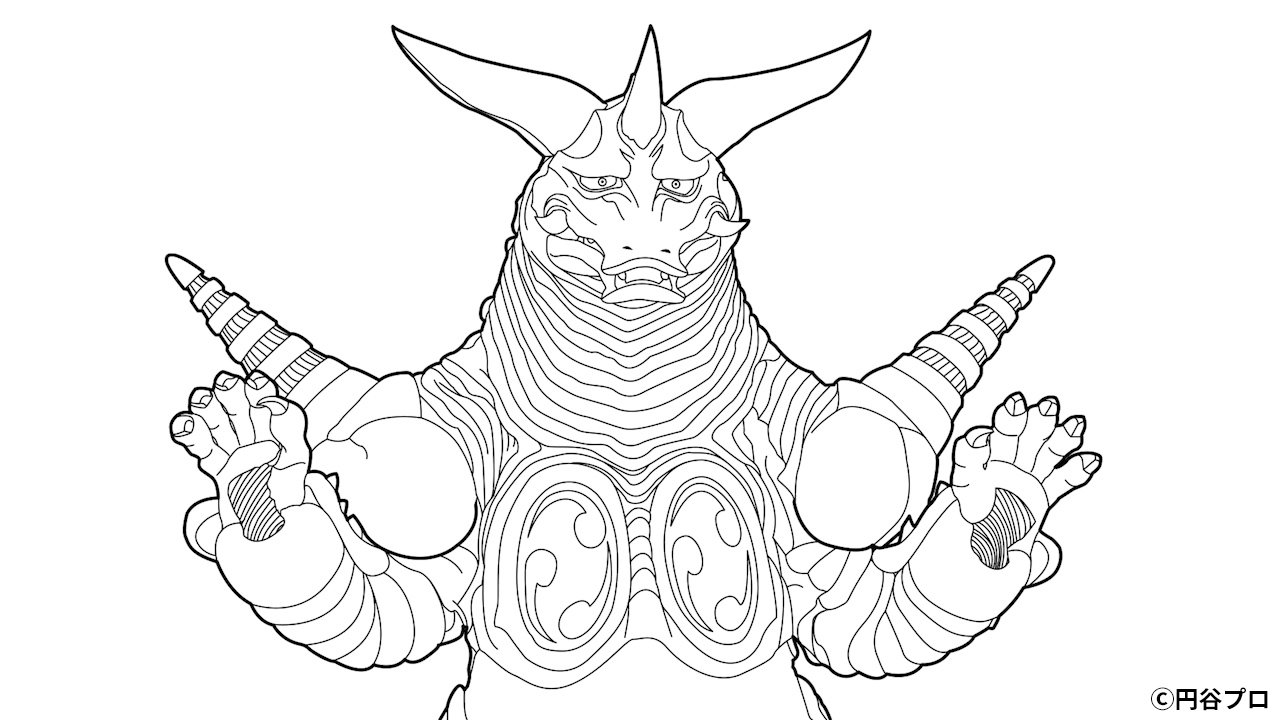 ウルトラマントリガー 公式 On Twitter ウルトラ凄い 本気の 塗り絵 動画を公開 Https T Co 7r7mfwmvdp Coloring Ultraman 06 雷撃獣神 ゴロサンダー キミも動画をお手本に 獣神を君色に塗り上げよう 次回の ウルトラマンタイガ に登場する強敵だ
