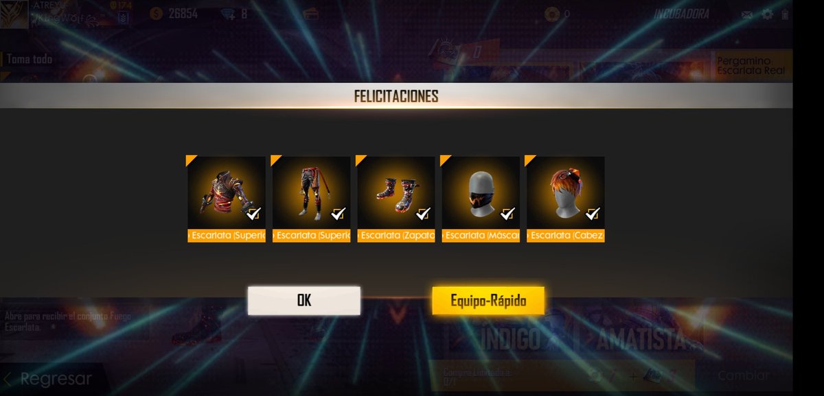 Costo lo suyo pero alfin consegui el traje maximo decla incuvadora 💪⚡