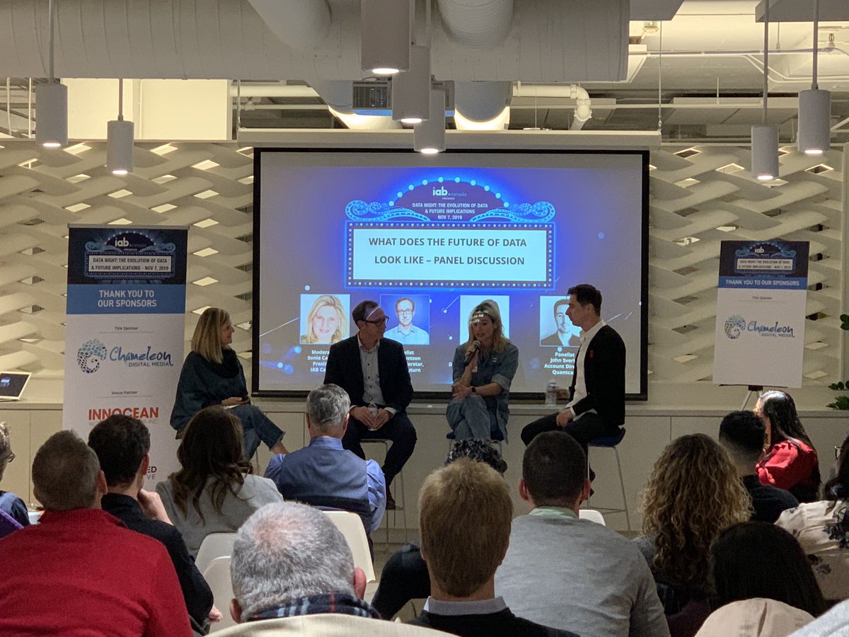 We’re proud of sponsoring <a href="/iabcanada/">IAB Canada</a> Data Night. It was great to hear the panelists discussing about the future of Data and the implications in the online industry. #iabDataNight