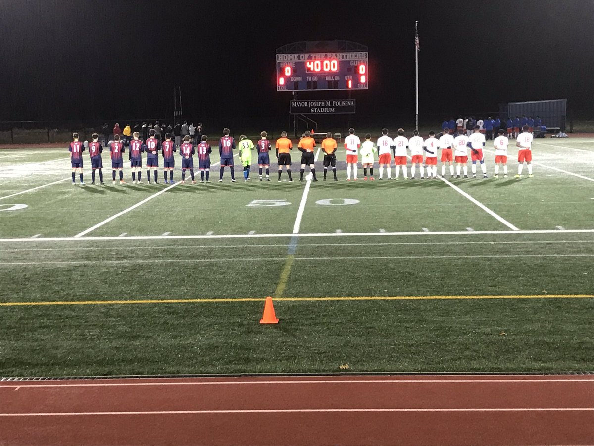 LHSRI_Athletics's tweet photo. Wow!! What a finish, Morra scores with :49 to go in the game to tie things 1-1. Go to PKs where Freshmen GK, Oskar Caldarone makes two saves and Senior, Sam Ferranti wins it for the Lions (4-3 in PKs).  Great game by both teams in the elements at Johnston tonight. @LHSRI https://t.co/vfGVjFmfnu