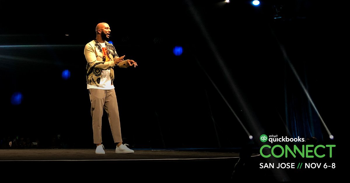 "Your purpose is not for others to define. It is yours. Other people may not see your vision, even people who truly care for you. But it is your vision, your love, to work towards." <a href="/common/">COMMON</a>  at #QBConnect