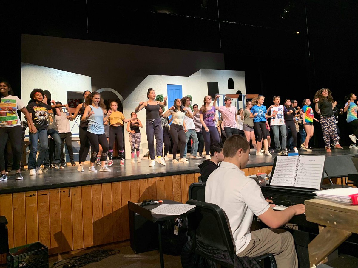 OfficialSHSTC's tweet photo. Mamma Mia! After yesterday’s run and today’s fix day, we’re all so confident in this show and can’t wait for opening night! https://t.co/nHTyHq8Jt5