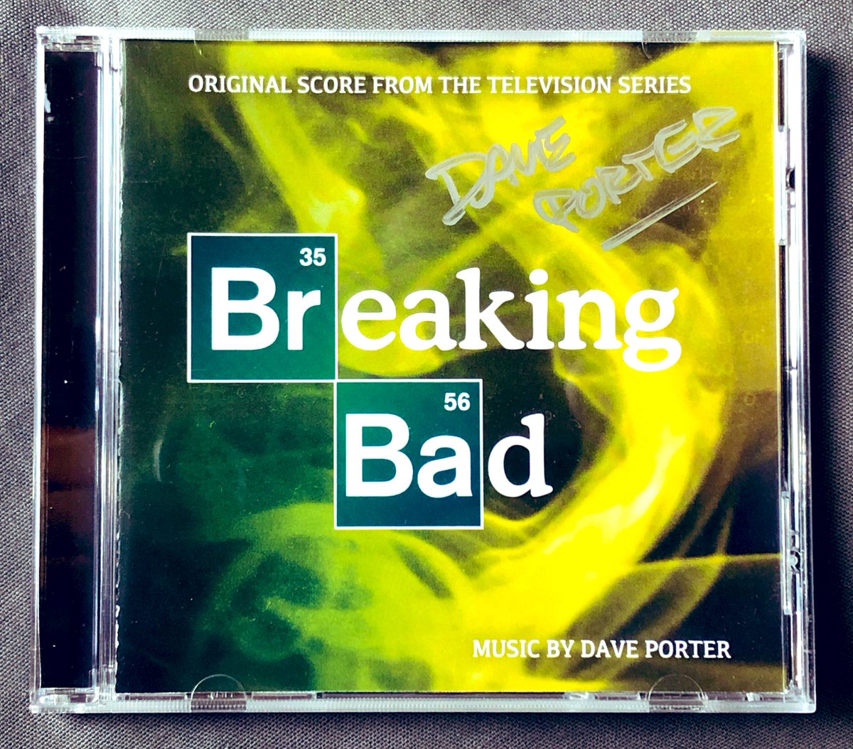 ScoreThePodcast's tweet photo. Last chance to win this autographed @DavePorterMusic #BreakingBad soundtrack from our Season 2 finale. ๐ฟ๐ถ You know how to enter: Listen and tweet #NameThatScore! ๐ Winner next week! https://t.co/zAz7AooUWB