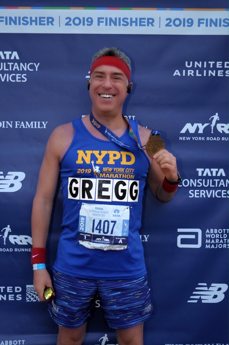 GreggTempleton's tweet photo. Running reminds you, that in your weakest moments...You are strong. Special thanks to the @NYPD and the @NYPDRunning Club for an incredible experience! Thanks @RebelutionMusic for the great playlist! #NeverGiveUp #NGU #BackTheBlue #iRunThisBody #NYPD #NYPDRunning #RebelutionMusic https://t.co/RCLc3BgmWK