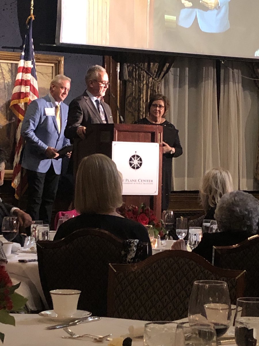 Special awards for two special PR legends: Prof Maria Russell and Rick Looser ⁦<a href="/PlankCenterPR/">The Plank Center</a>⁩ #PlankMentor