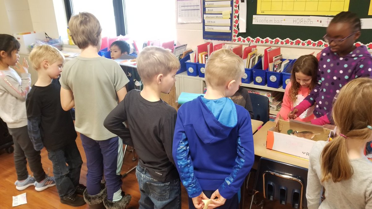 We had so much fun sharing our biome projects with kindergarten, first, and second graders today.  #lincolnk8graff <a href="/lincolnk8school/">Lincoln K-8 District-Wide School</a>