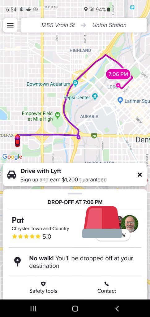 MGarcia5280's tweet image. Now I'm walking because the #Asshole doesn't know how to drive. @lyft #WorstEver #WTF