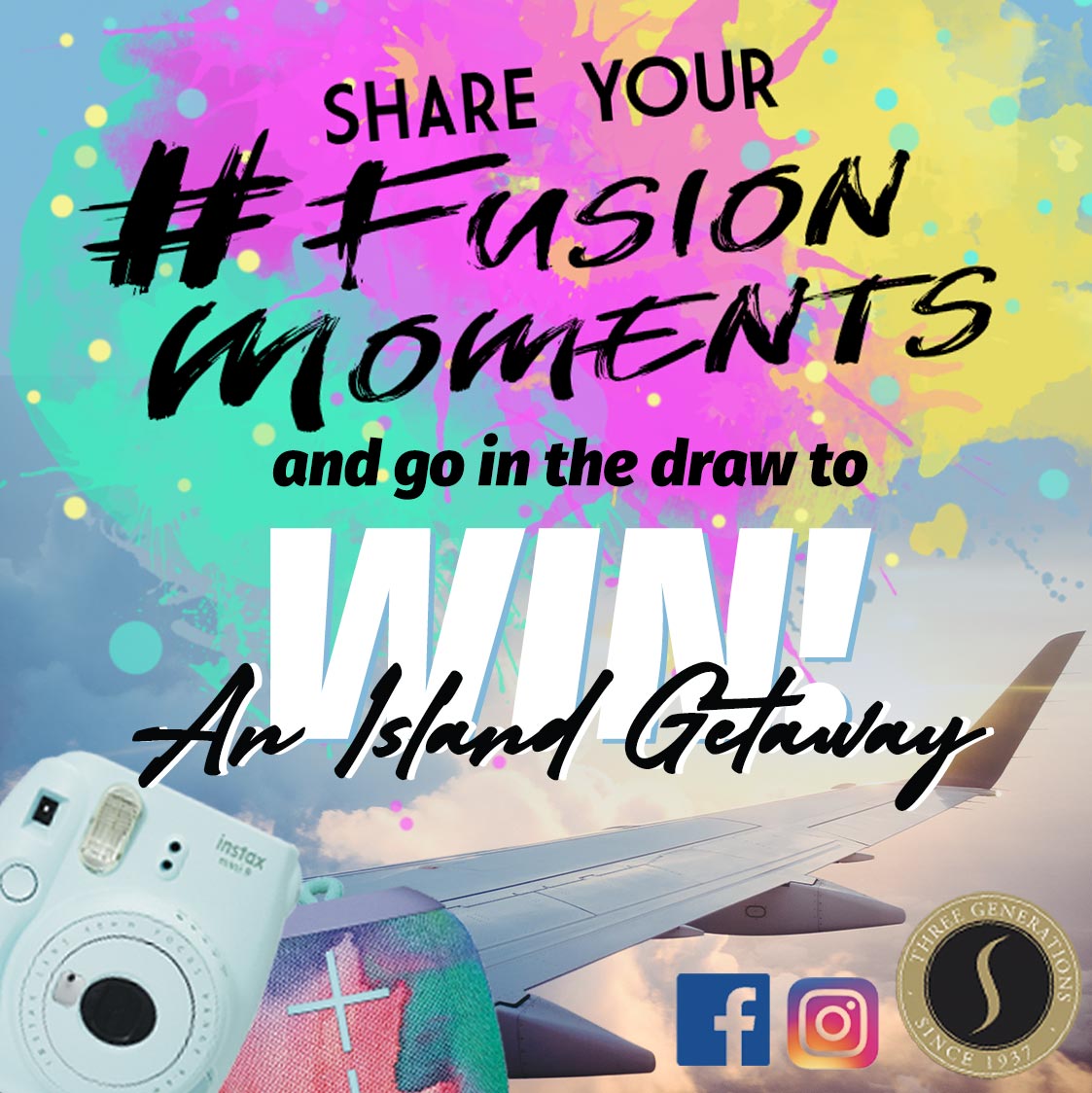 Head over to our Instagram and Facebook for all the info on our #FUSIONMOMENTS competition! Big prizes to be won!