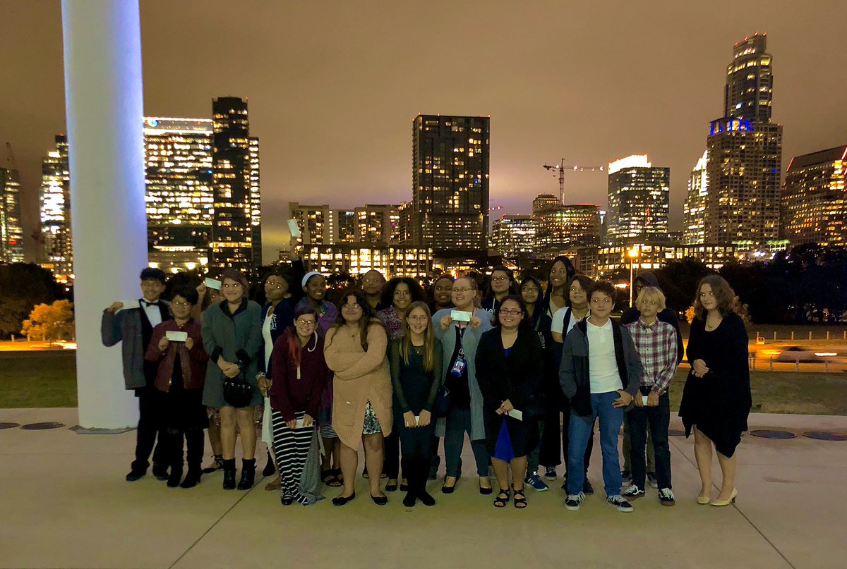 Pflugerville high/middle take the opera! Thanks to <a href="/AustinOpera/">austinopera</a> for this wonderful opportunity